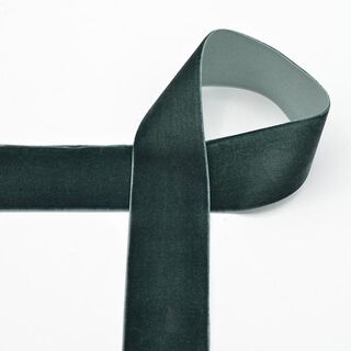 Velvet ribbon [36 mm] – dark green, 