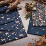 Baby Cord scattered flowers | by Poppy – navy blue,  thumbnail number 6