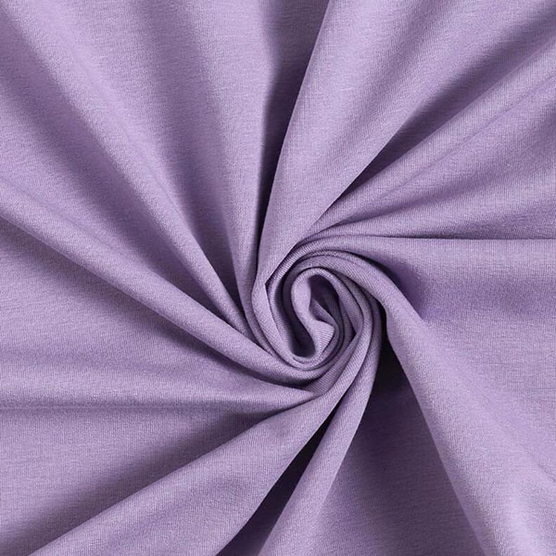 Light French Terry Plain – mauve,  image number 1