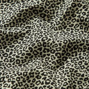 Cotton Jersey Mini Leopard Print – greige/black, 