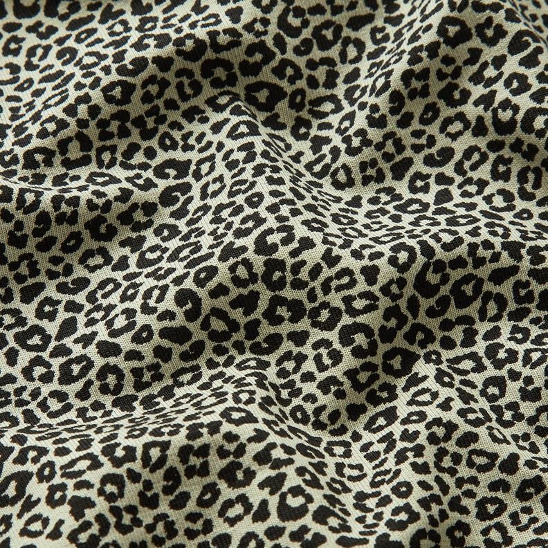 Cotton Jersey Mini Leopard Print – greige/black, image number 2
