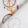 Cotton Cretonne Dutch bike – light orange/misty grey,  thumbnail number 4