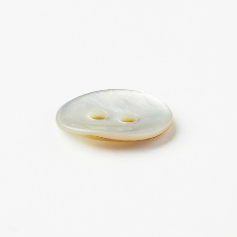 Agoya mother-of-pearl button [Ø 11 mm] – ivory,  image number 2