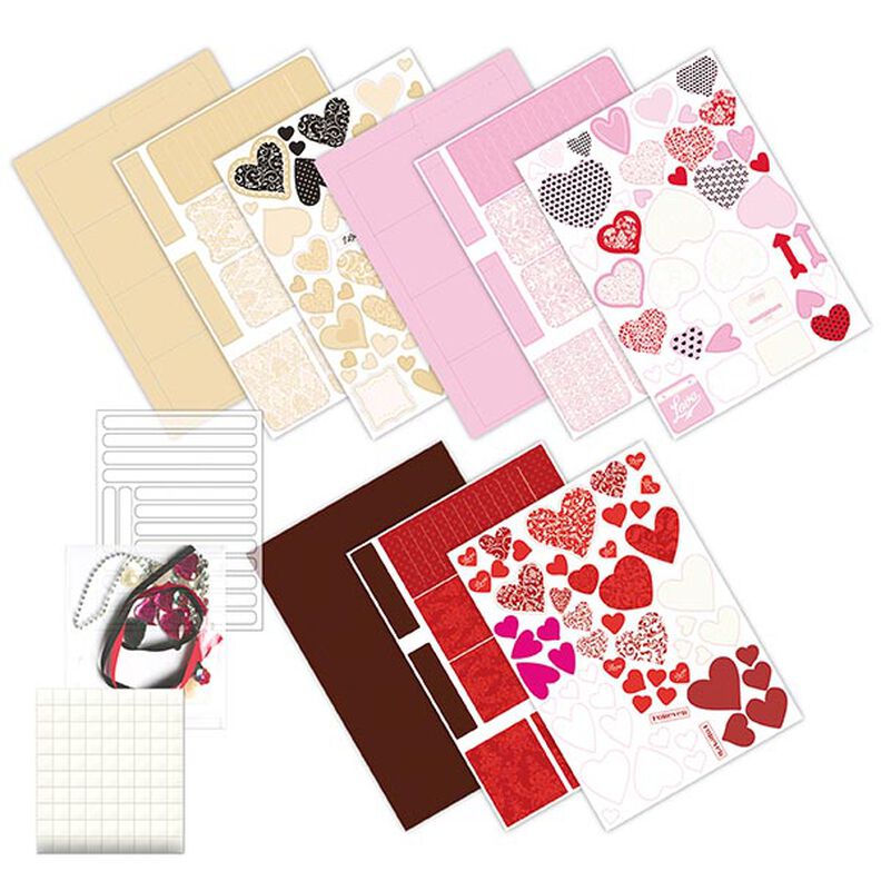 Valentins day Date Pop-Up Boxes [ 3pieces ] – red/pink,  image number 2