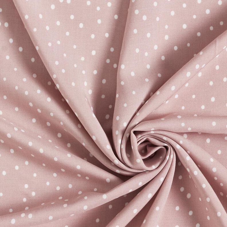 Dotty bamboo fabric – light dusky pink,  image number 3