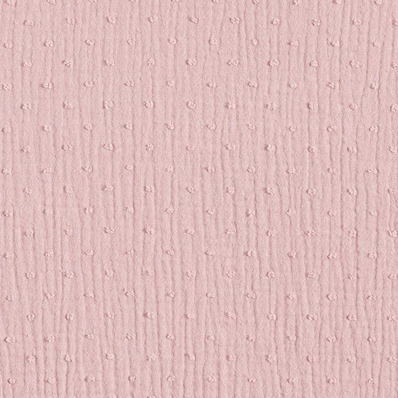 Double Gauze/Muslin dobby – light dusky pink,  image number 1