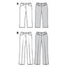 Trousers | 7/8 trousers, Burda 6432 | 34 - 46,  thumbnail number 4
