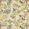 Decorative fabric, half panama olive branches, recycled – light beige,  thumbnail number 1