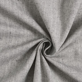 Decor Fabric Half Panama Subtle Texture – black/light beige, 