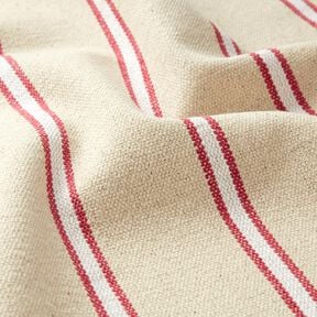 Woven Cotton rustic – carmine/natural, 