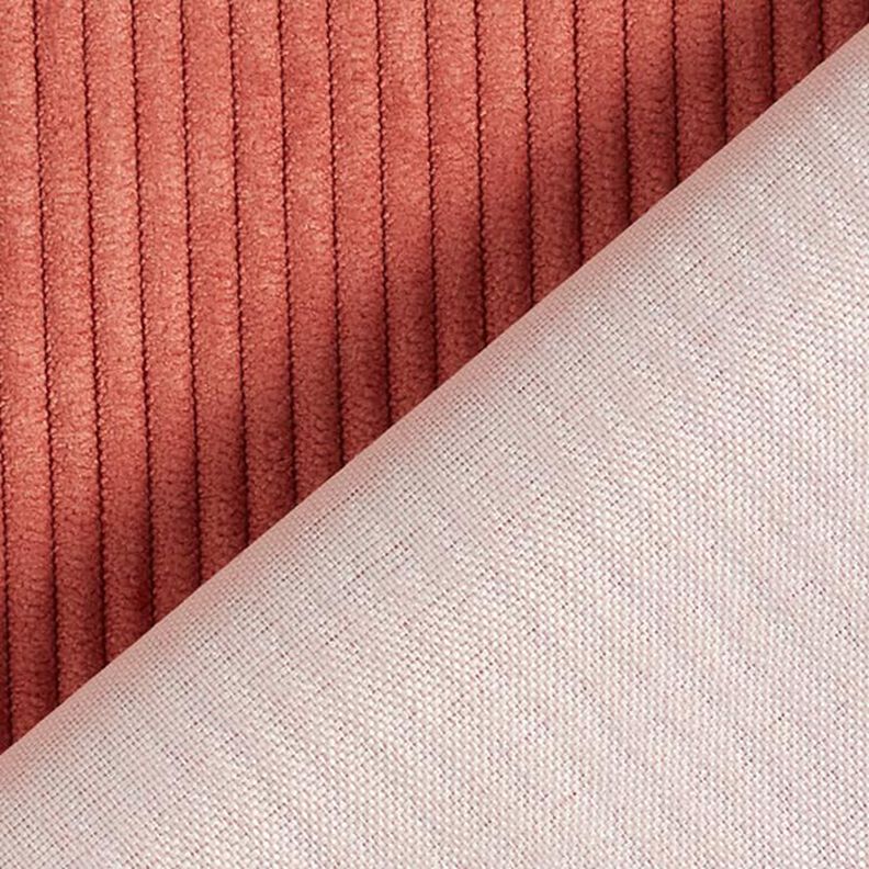 Upholstery Fabric Cord-Look Fjord – red,  image number 3