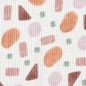 Waffle Piqué colourful shapes – copper/ivory,  thumbnail number 6