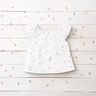 Double Gauze/Muslin Scattered hearts – white/rose gold,  thumbnail number 5