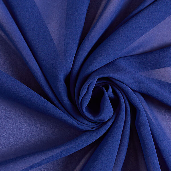 Silk Chiffon – navy blue,  image number 1