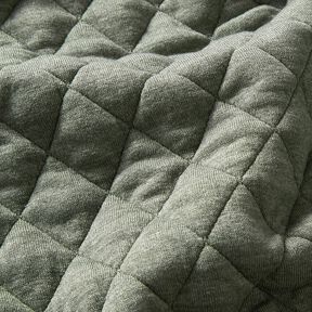 Quilted jersey diamonds – dark pine, 