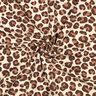 Brushed Sweatshirt Fabric leopard print | Poppy Fabrics – cream/dark brown,  thumbnail number 3