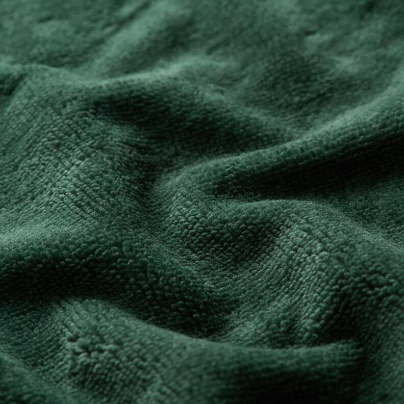 Cosy Towelling Bamboo Plain – dark green,  image number 2