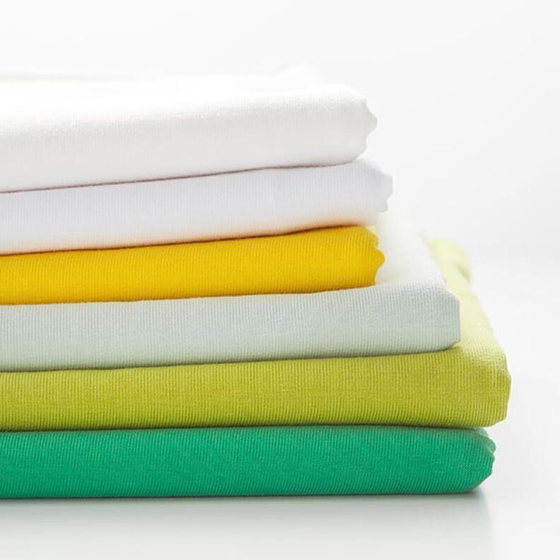 Plain Medium Cotton Jersey – sunglow,  image number 4