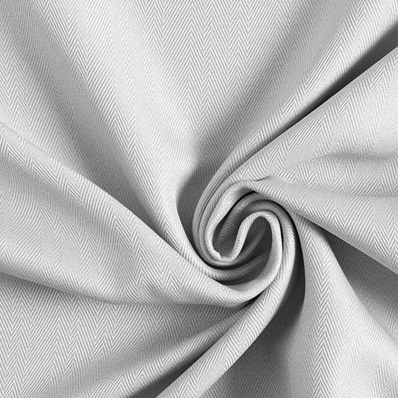 Blackout fabric Herringbone – light grey,  image number 1