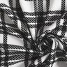 Knitted jacquard check structure – black/white,  thumbnail number 3