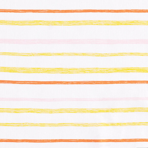 GOTS Scribble Look Stripes Cotton Poplin | Tula – white,  image number 1