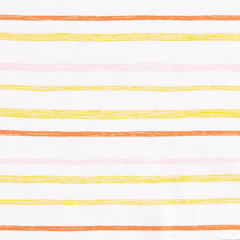 GOTS Scribble Look Stripes Cotton Poplin | Tula – white,  image number 1