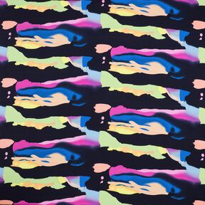 Northern Lights viscose jersey – midnight blue, 