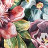 Decor Fabric Tapestry Fabric Blossoms – black/green,  thumbnail number 2