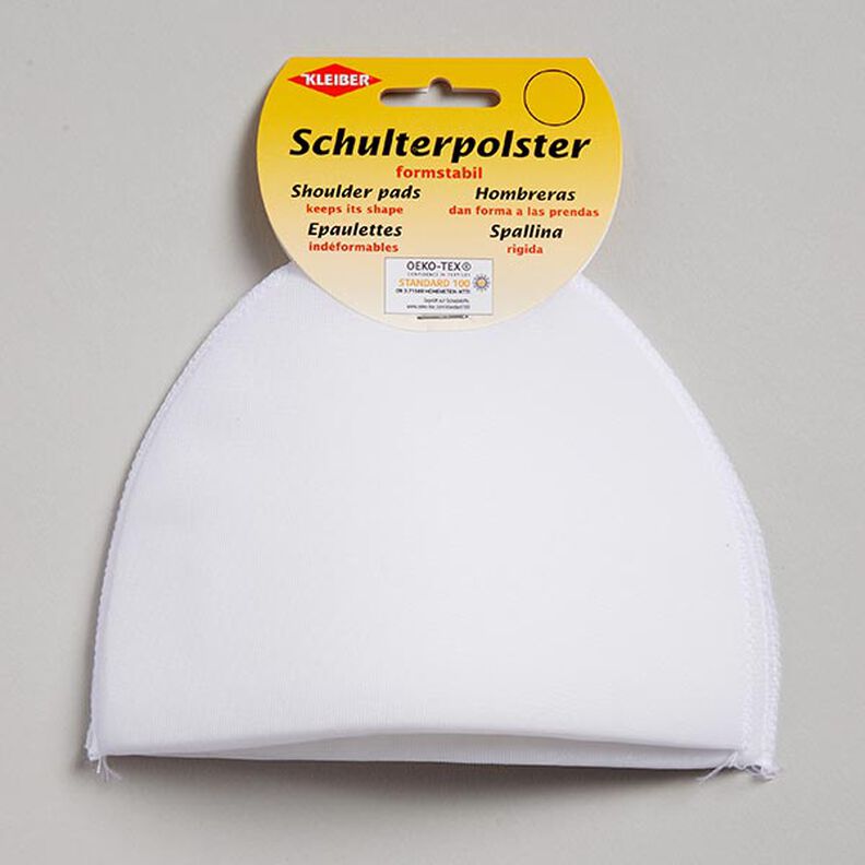 Shoulder Pad without Hook [2 pieces | 12,5 x 13,5 x 6 cm] - white | KLEIBER,  image number 1