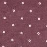 Teddy Fur Embroidered Flowers | Poppy Fabrics – dark dusky pink,  thumbnail number 1