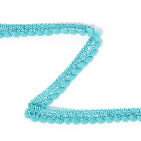 Pompom Trim [10mm] - aqua blue, 