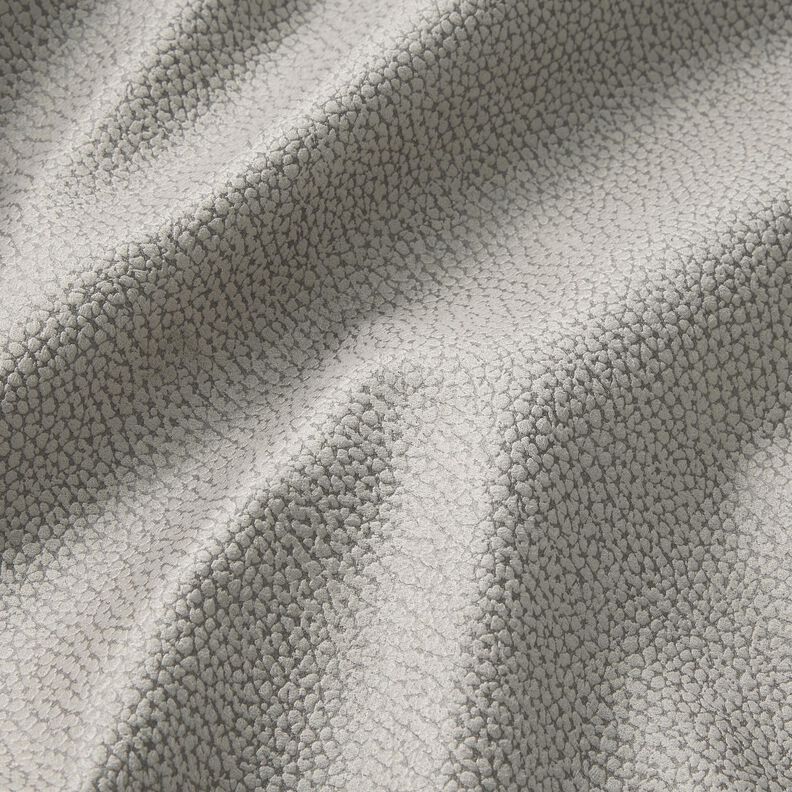 Upholstery Fabric Imitation Leather Texture – silver grey,  image number 2