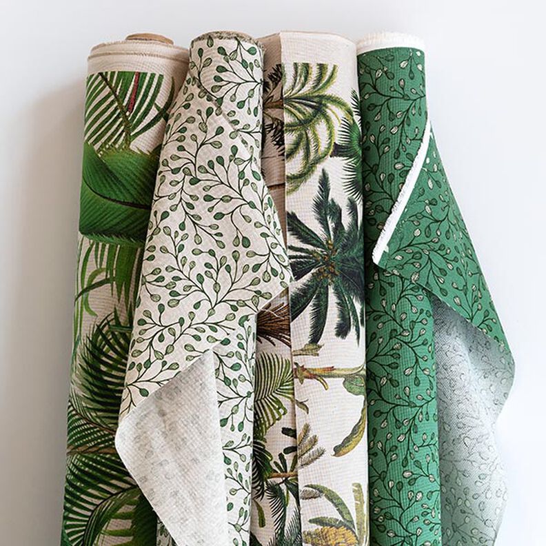 Outdoor Fabric Canvas palms – natural/light olive,  image number 7