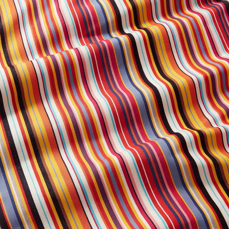 Outdoor Deckchair fabric Longitudinal stripes 44 cm – carmine/white,  image number 2