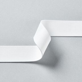 Smooth elastic tape [3 m | 30 mm] – white, 