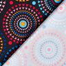 Swimsuit Fabric Mandala – blue-black/fire red,  thumbnail number 4