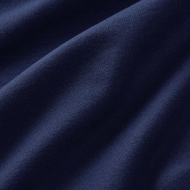 Plain medium stretch trouser fabric – navy blue,  image number 2