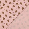 GOTS Double Gauze/Muslin Birds and hearts | Poppy Fabrics – dusky pink,  thumbnail number 5