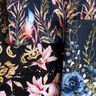French Terry Border fabric golden ornaments | Glitzerpüppi – black/antique gold,  thumbnail number 9