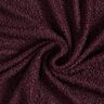 Plain Bouclé Knit – merlot,  thumbnail number 1