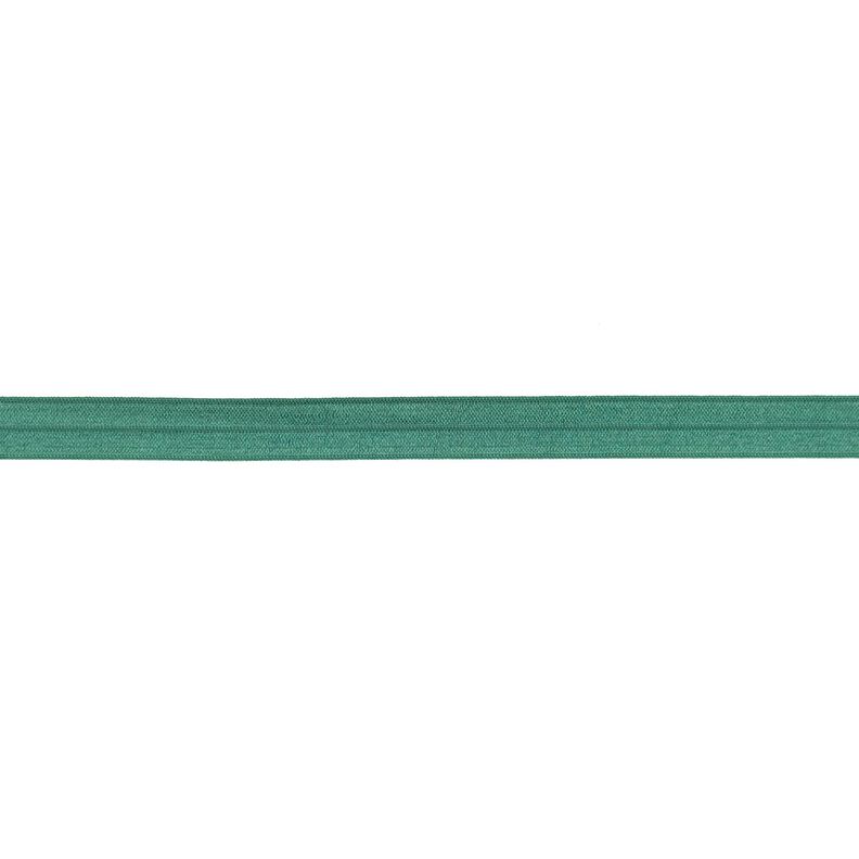 Elasticated Edging  shiny [15 mm] – juniper green,  image number 1
