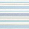 Decor Fabric Half Panama Colourful Stripe Mix Recycled – brilliant blue,  thumbnail number 1