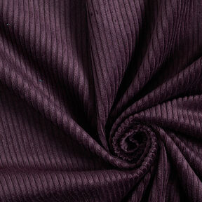 Chunky Corduroy pre-washed Plain – aubergine, 