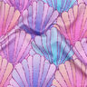 French Terry Shells Digital Print | by Poppy – lavender/blue lilac,  thumbnail number 2