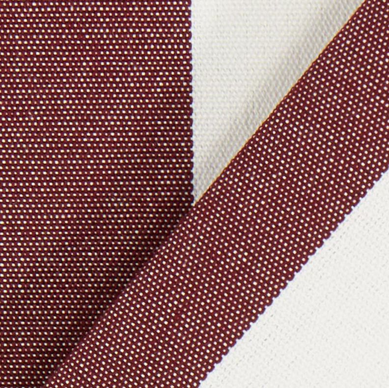 Awning fabric stripey Toldo – white/burgundy,  image number 3