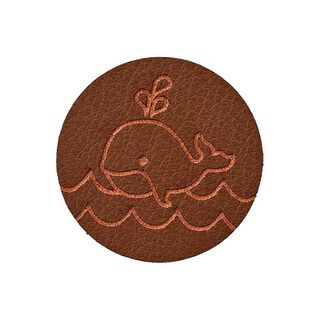Whale Embellishment [ 23 mm ] – dark brown, 