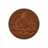Whale Embellishment [ 23 mm ] – dark brown,  thumbnail number 1