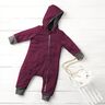 Fulled woollen loden – grape,  thumbnail number 8