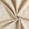 Decor Fabric Half Panama little hearts – white/natural,  thumbnail number 3