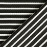 Horizontal Stripes Jacquard Jersey – black/white,  thumbnail number 4